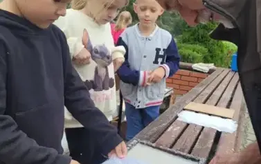 Warsztaty czerpania papieru  2
