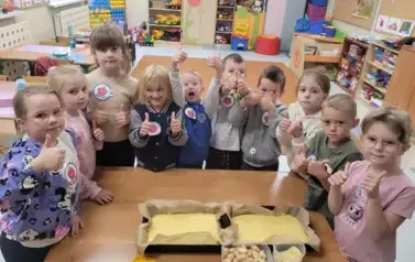 Dzień jabłka w Oddziale Przedszkolnym  1