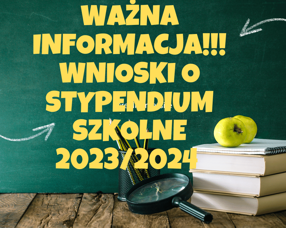 Zdjęcie do Stypendium szkolne dla uczni&oacute;w w roku szkolnym 2023/2024 