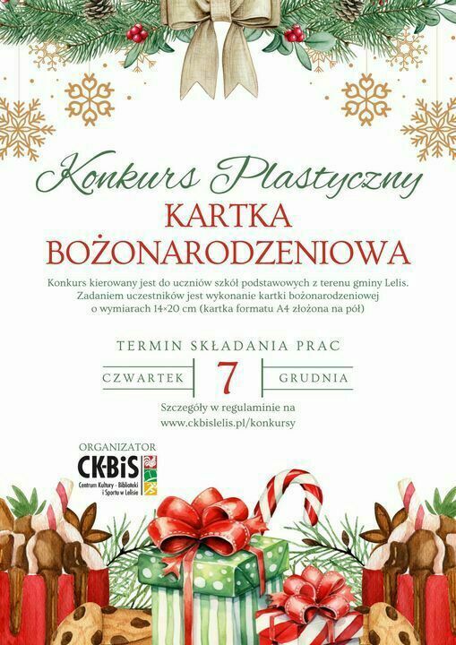 Zdjęcie do Konkurs na kartkę świteczną