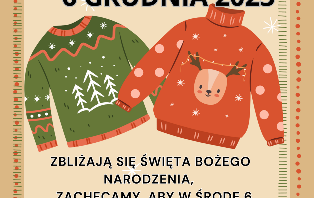 Zdjęcie do Dzień świątecznego sweterka.