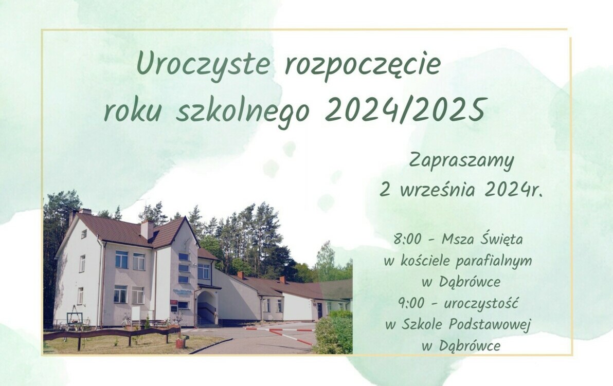 Zdjęcie do Uroczyste rozpoczęcie roku szkolnego 2024/2025