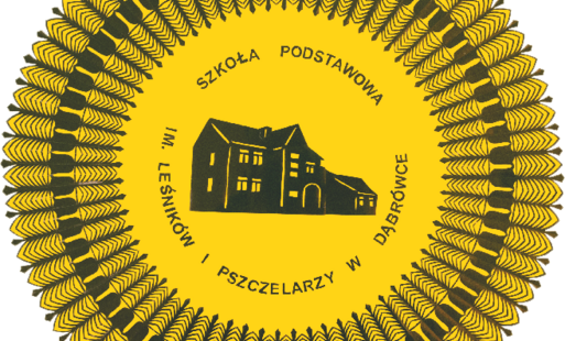 Logo Szkoły Podstawowej im. Leśników i Pszczelarzy w Dąbrówce, gmina Lelis