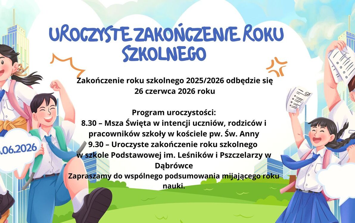 Zdjęcie do Uroczyste zakończenie roku szkolnego 2025/2026
