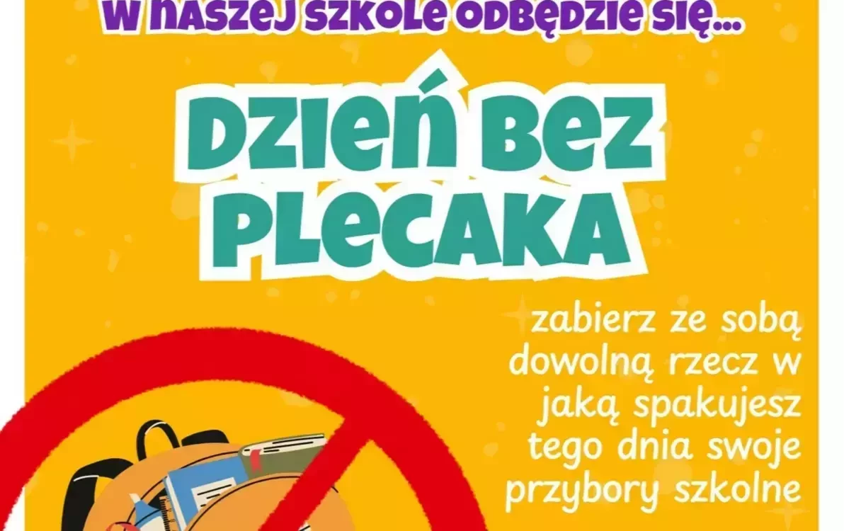 Zdjęcie do Dzień bez plecaka 2025