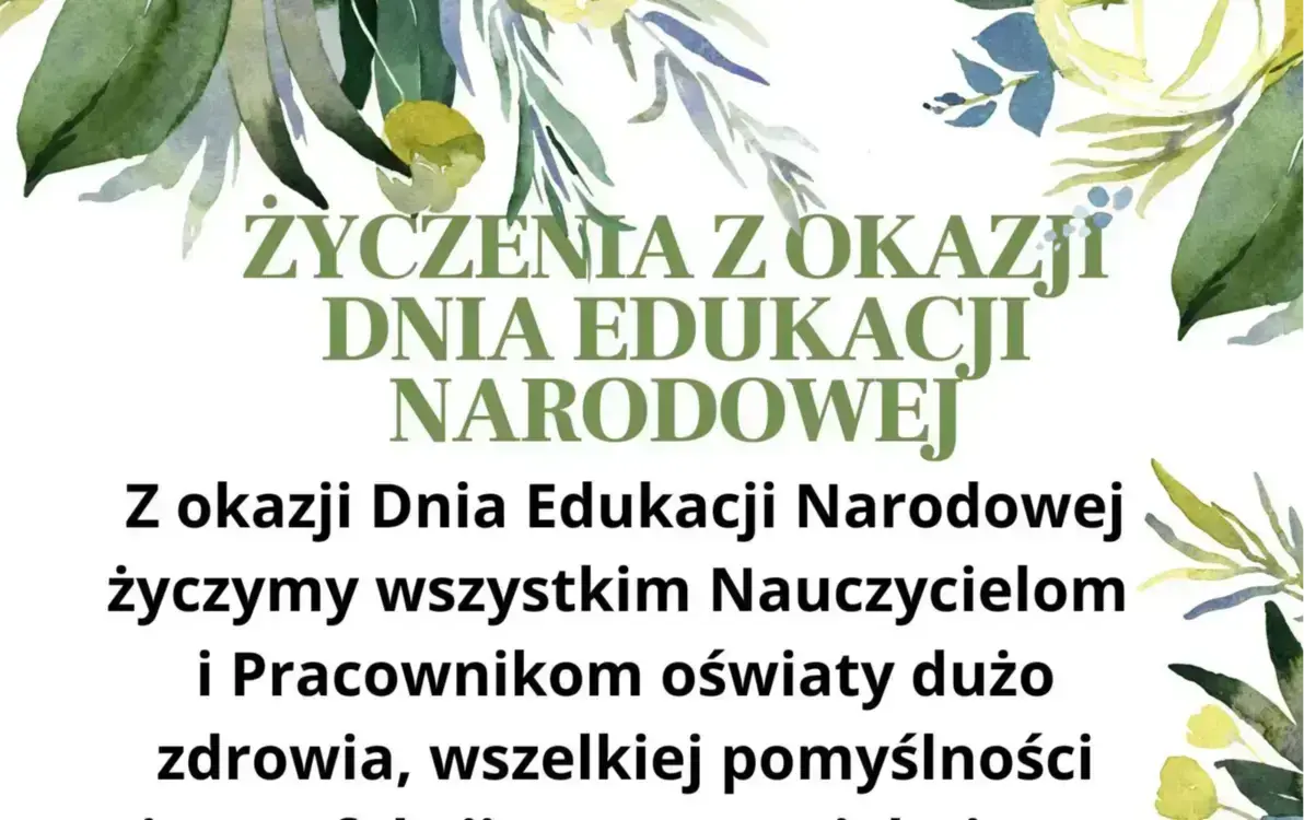 Zdjęcie do Życzenia z okazji Dnia Edukacji Narodowej
