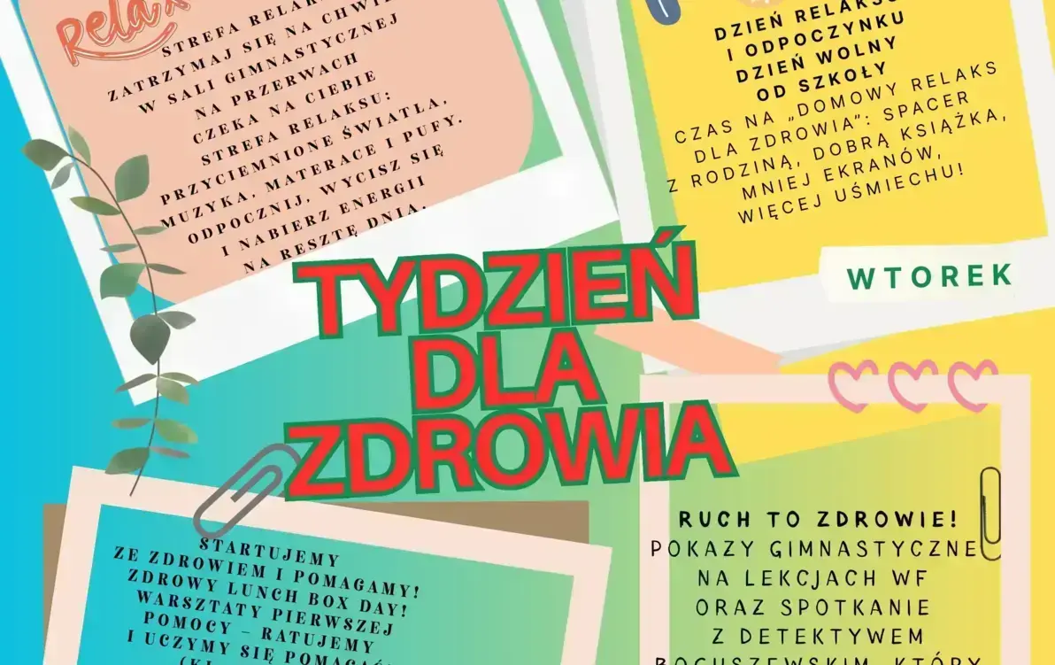 Zdjęcie do &bdquo;Tydzień dla zdrowia&rdquo;