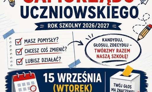 Plakat informujący o wyborach do samorządu
