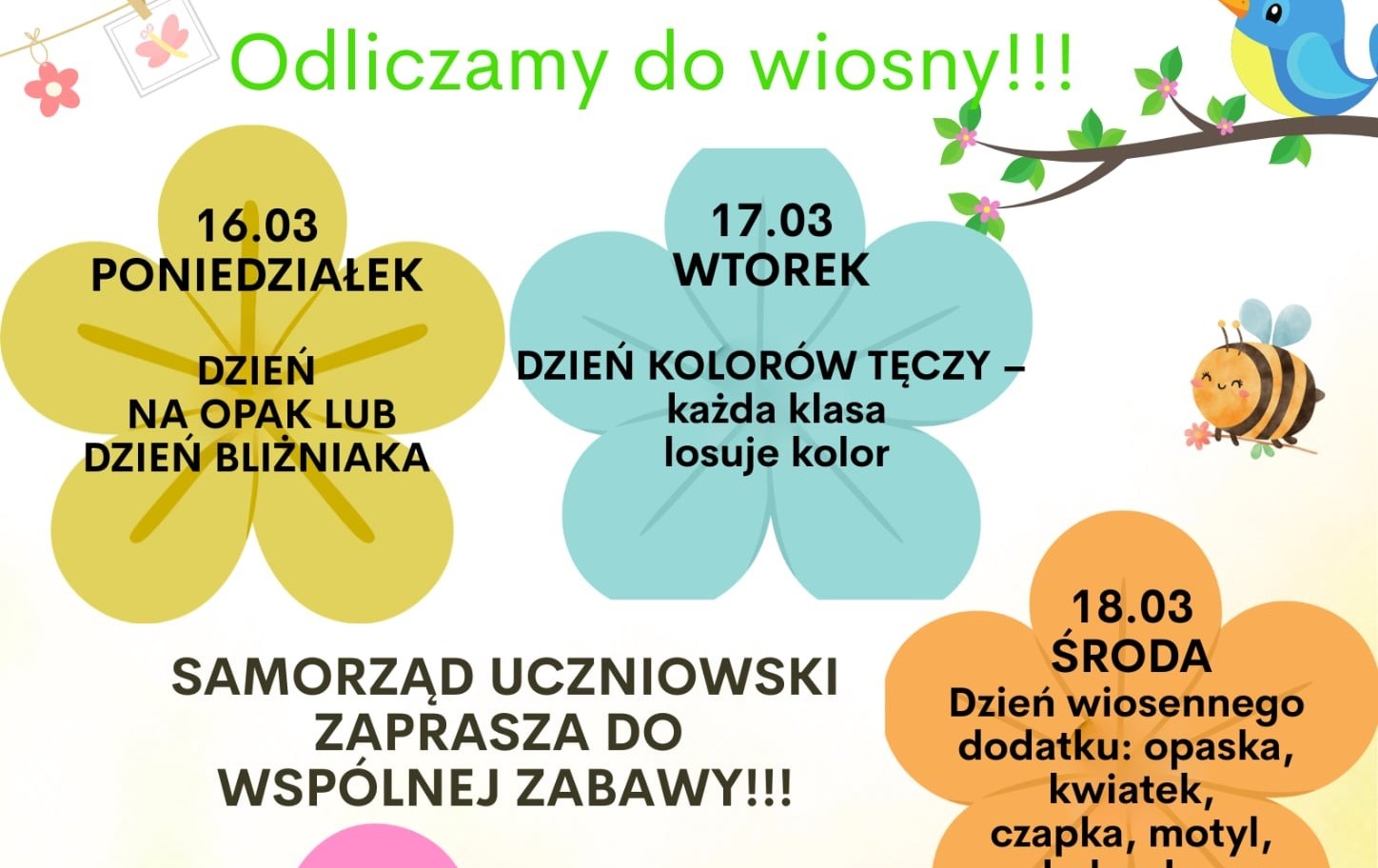 Zdjęcie do Odliczamy do wiosny!