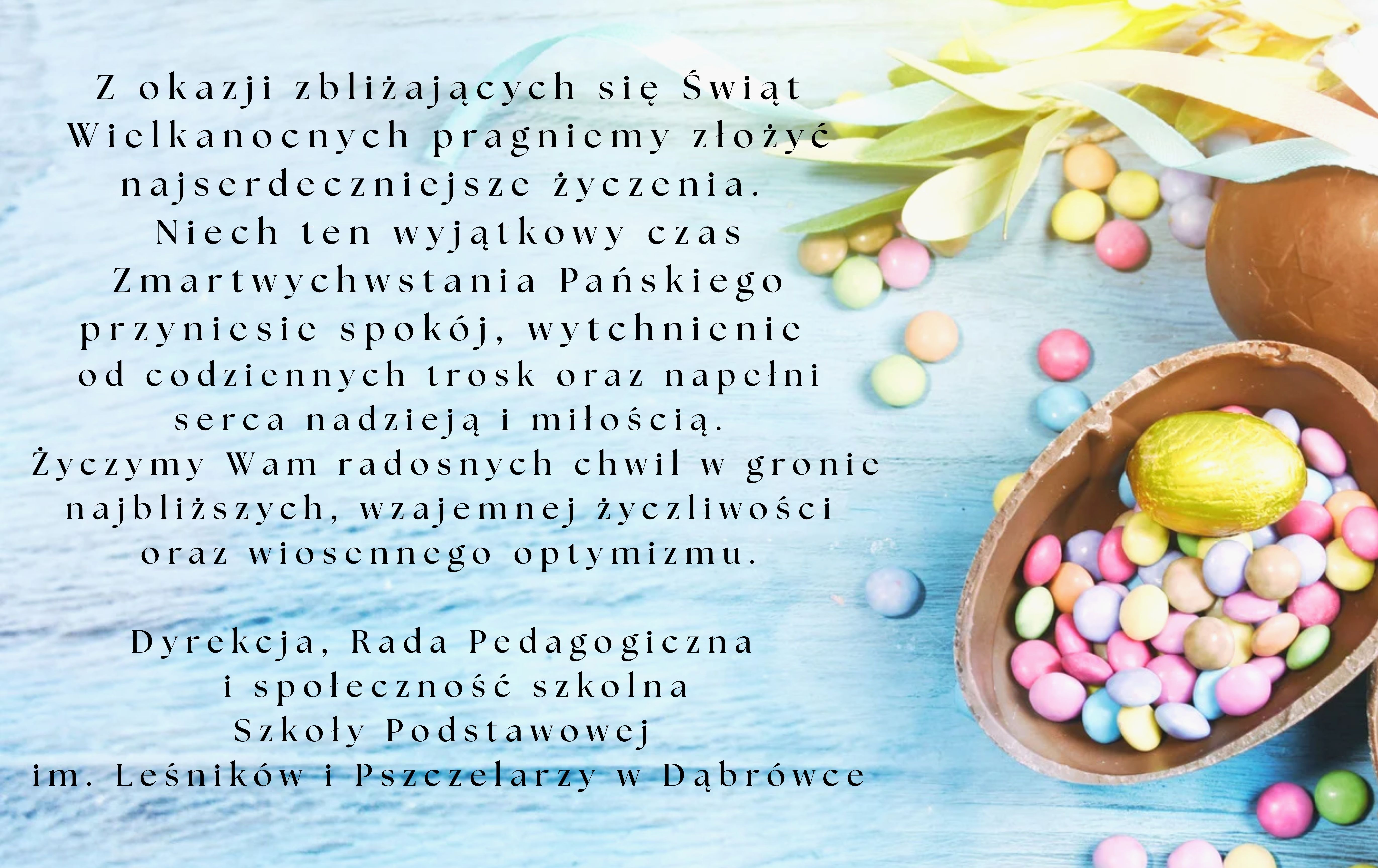Zdjęcie do Życzenia z okazji Świąt Wielkanocnych