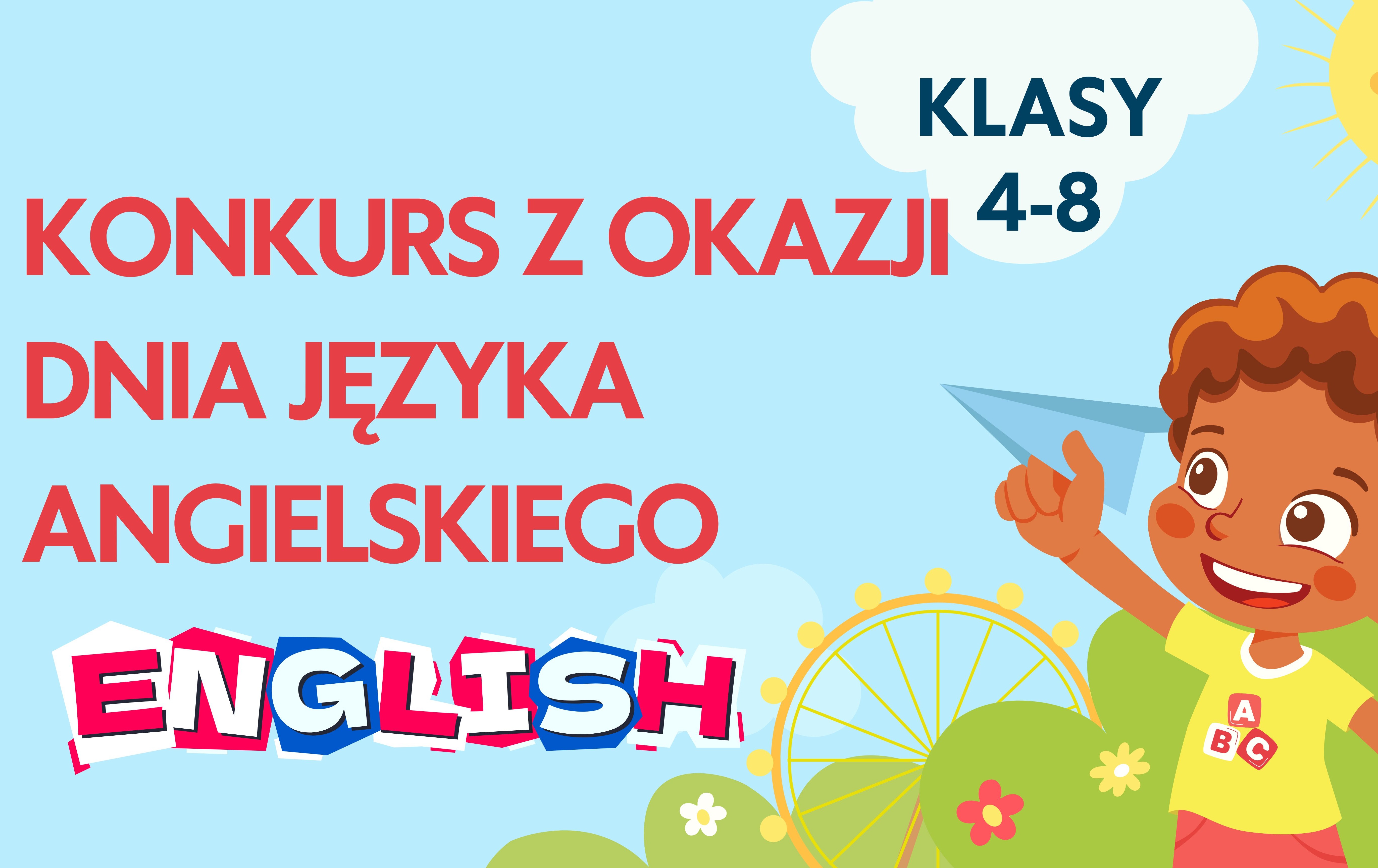 Zdjęcie do Konkurs z okazji Dnia Języka Angielskiego