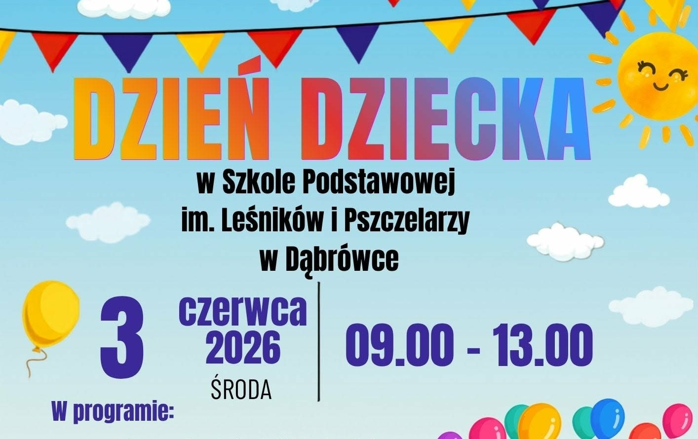 Zdjęcie do Dzień dziecka w Naszej Szkole!